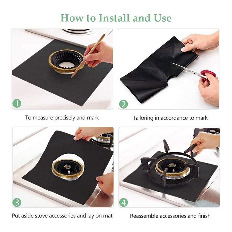 6 sztuk palnik gazowy obejmuje + 2 sztuk kuchnia kuchenka silikonowa licznik przestrzeń pokrywa, wielokrotnego użytku kuchenka gazowa ochraniacze