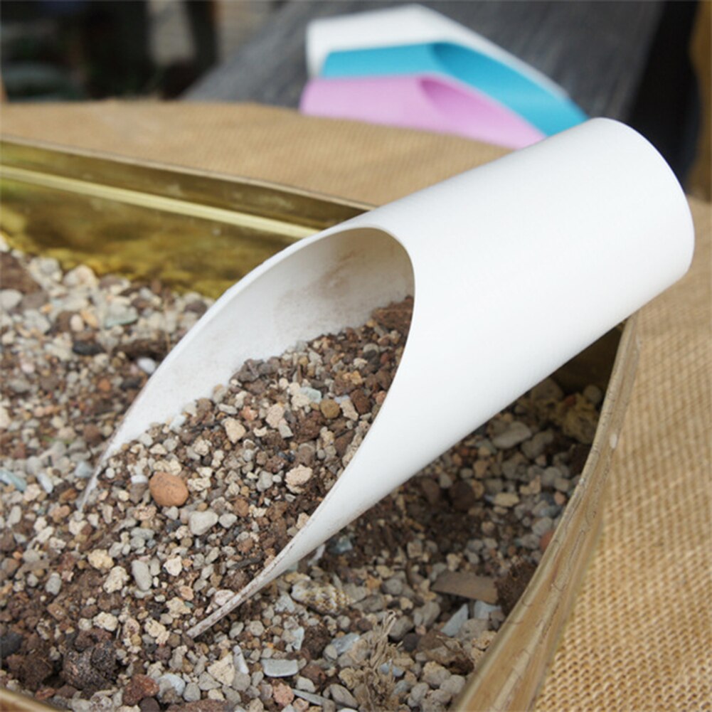 Mini vlezige plant grond spade schep tuingereedschap plastic spade & schep tuingereedschap emmer schep potcultuur cilinder  #10