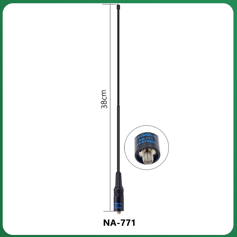 Nagoya NA-771 Antena Antenas de Alto Ganho VHF/UHF SMA-Fêmea Para Quansheng UV-K5 UV-K6 Baofeng DM-1701 UV-21 UV-18 Pro M-5R Radios