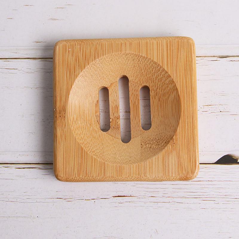 Mydelniczka drewniana dwuwarstwowa akcesoria łazienkowe tacka na mydło bambusowa odporna na pleśń odpływ sanitarny mydelniczka przechowywanie skrzynka kieszonkowe dzieci