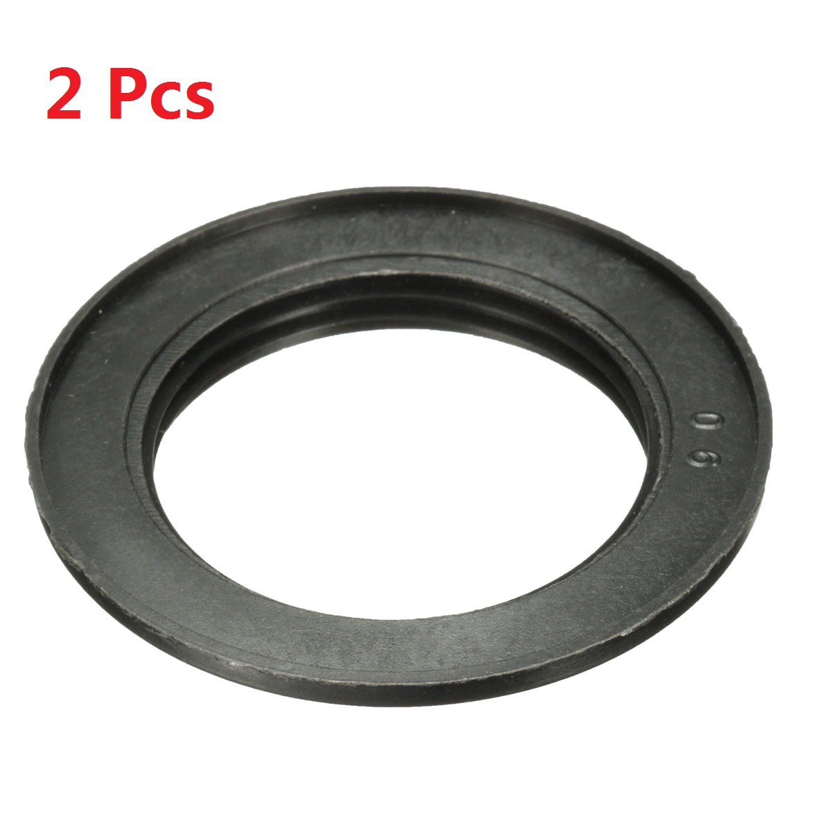 2 stk.  e27 lampeskjermring adapter svart/hvitt lysskjerm krage ringe adapter pæreholder lampeskjerm tilbehør: Svart