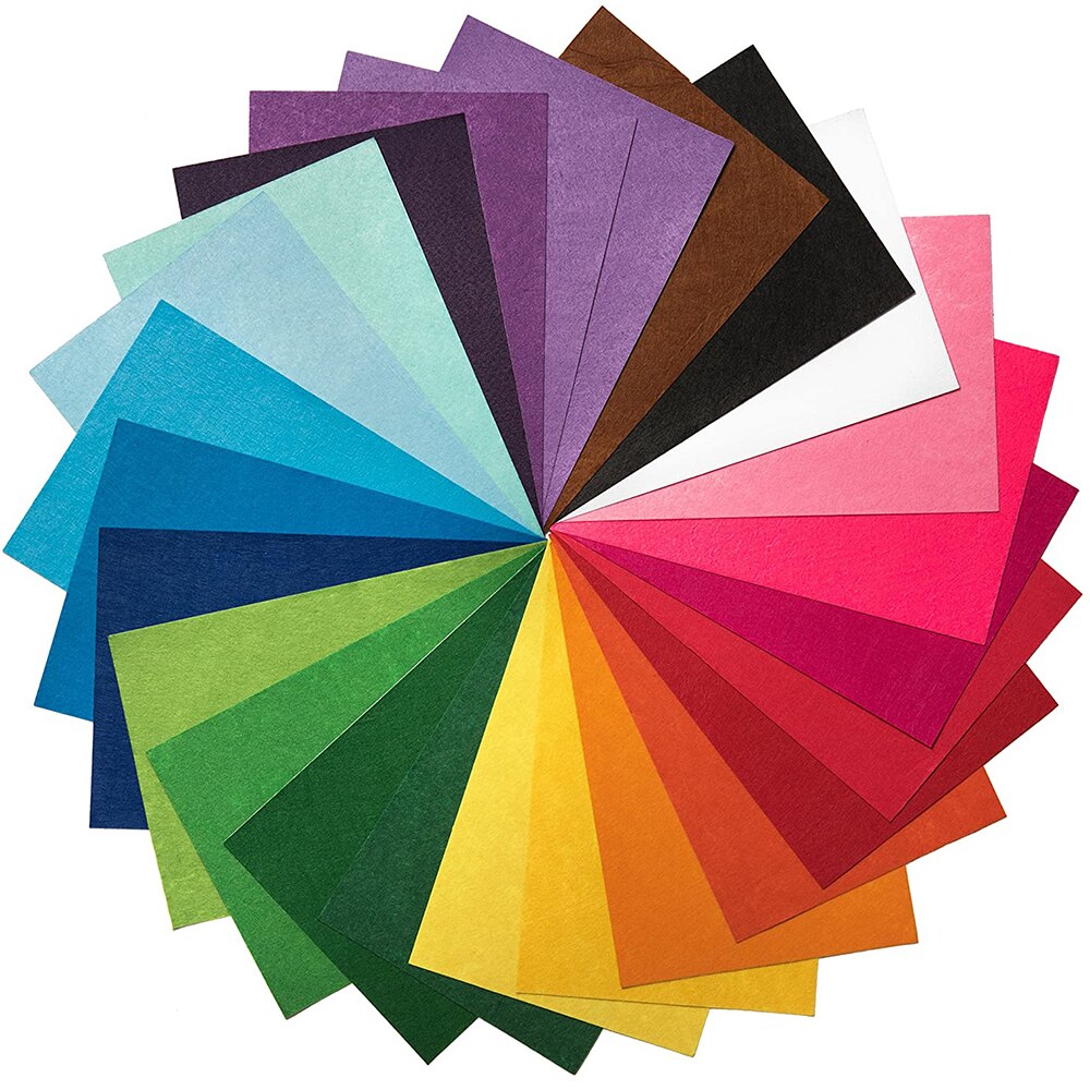 10/40Pcs Felt Fabric Sheets 8x12 inch DIY Crafting Felt 1MM Thickness Non-Woven Fabric for Patchwork Sewing Projects Decoration