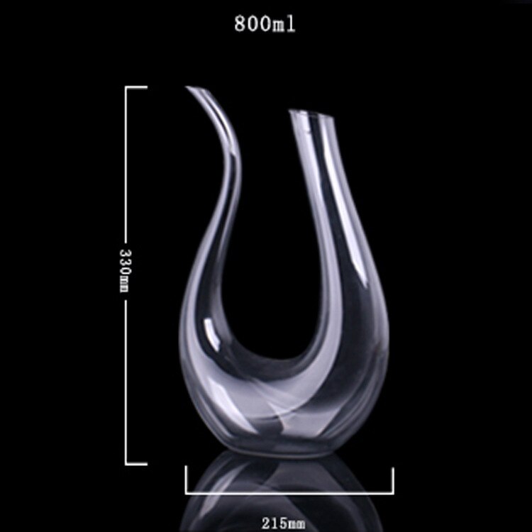 Handgjord kristall rött vin pourer glas karaff konjak karaff set kanna bar champagne vattenflaska dricksglas: 800ml