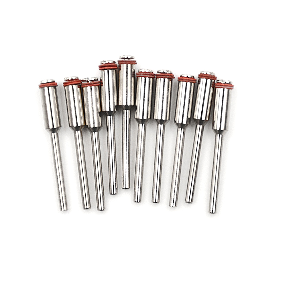 Mandriles de disco de corte de diamante, rueda de pulido, soporte de rueda de corte de Mandril para herramienta rotativa, accesorios Dremel, 2,35mm, 10 Uds.