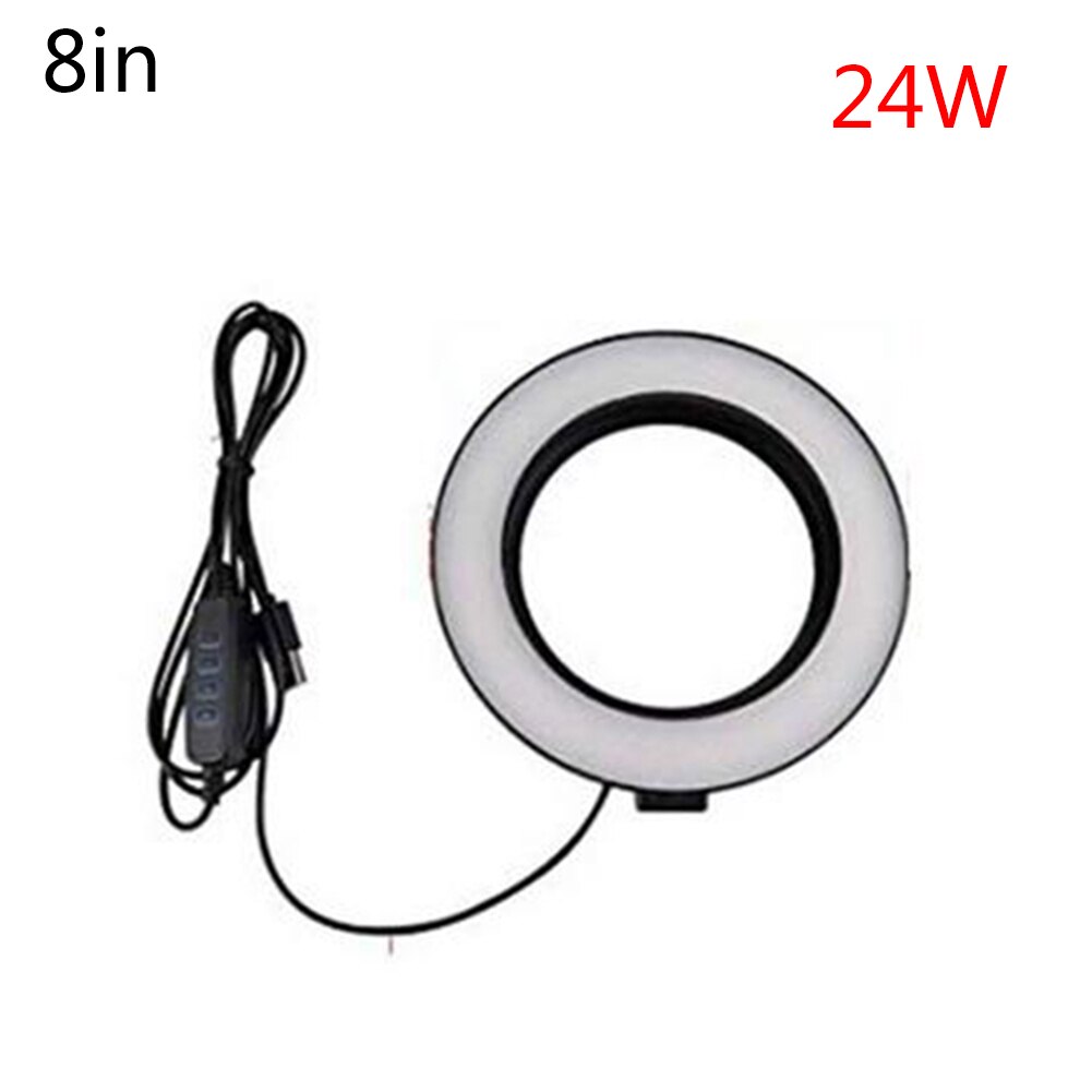 14" 5500K Dimmable LED Ring Light Diffuser MIRROR Stand Make Up Studio Dimmable Camera Phone Circle Led Selfie Ring