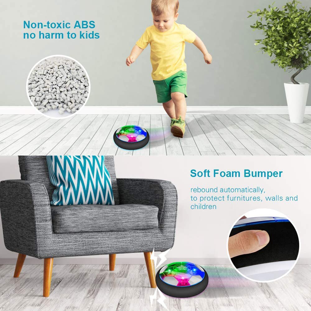 Spider & Venom Hover Fußball 2er Set Mit LED - Air Power Football Für Kinder Ab 3 Jahren