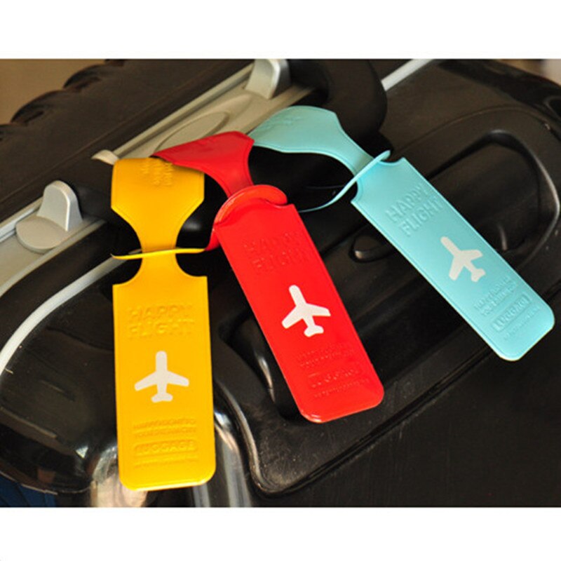 Luggage&bags Accessories Cute Novelty Rubber Funky Travel ID Addres Holder Label Straps Suitcase Luggage Tags: random