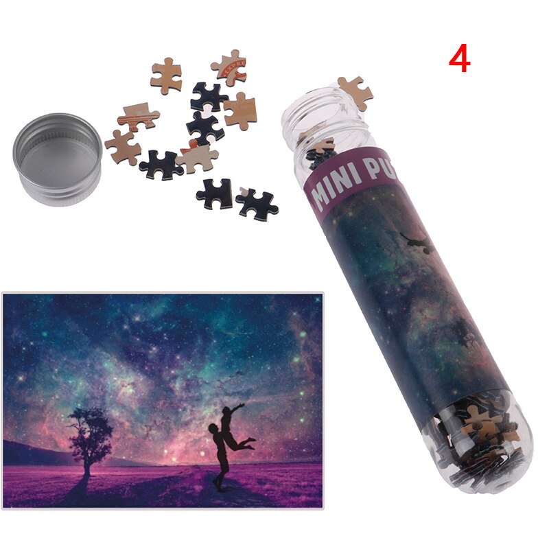 10 Soorten 150Pcs Mini Reageerbuis Puzzel Landschap Oude Meester Ruimte Sterren Olieverf Jigsaw Educatief Speelgoed Voor Volwassenen kids: A4