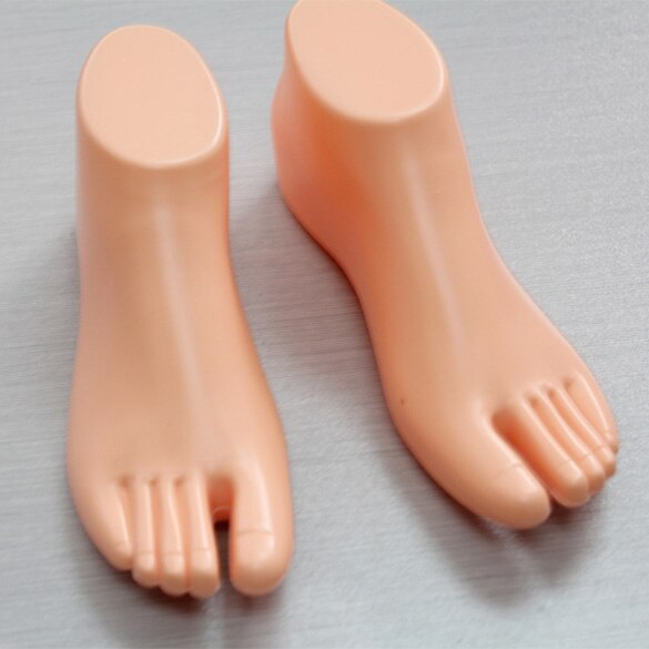 Mannequin pour chaussures de pied, 1 paire, Style string, sandales, affichage de chaussures, vêtements, couture, civière de tissu