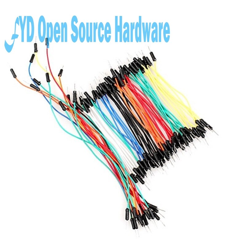 65PCS Male to Male Solderless Breadboard Jumper Cable Wires for