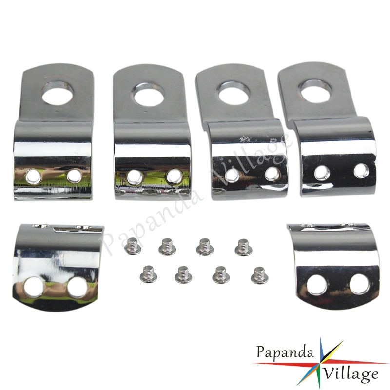 Universal Motorrad Fußstütze Rot - Aluminium Fußrasten Mit Feder Für Street Bikes