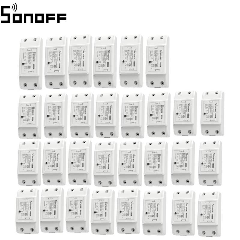 SONOFF Basic R2 10A WiFi DIY Smart Switch Remote Controller Smart Home Light ON/OFF Module Work With EWeLink Alexa Google Home
