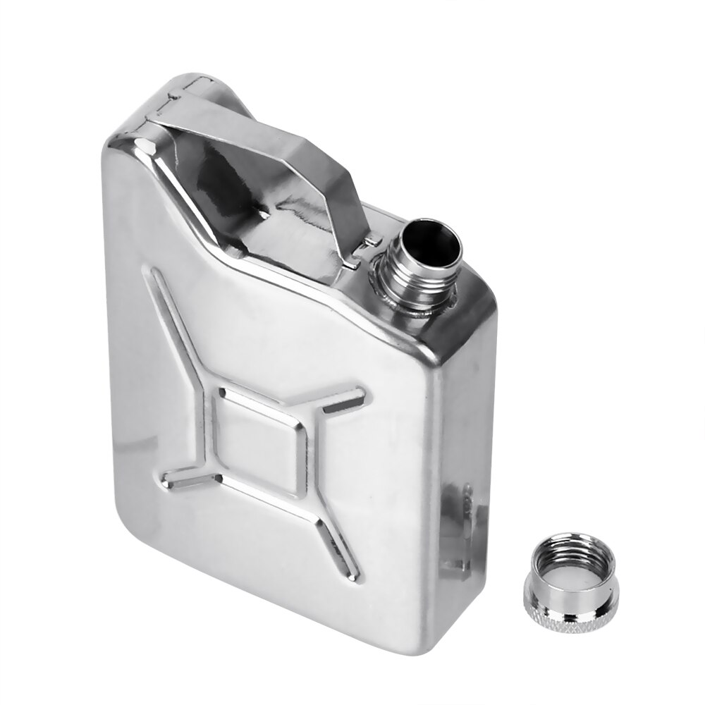 Alcohol Wine Container Whisky Vodka Bottle Kit 5oz Stainless Steel Drinkware Gasoline Bucket Style Hip Flasks