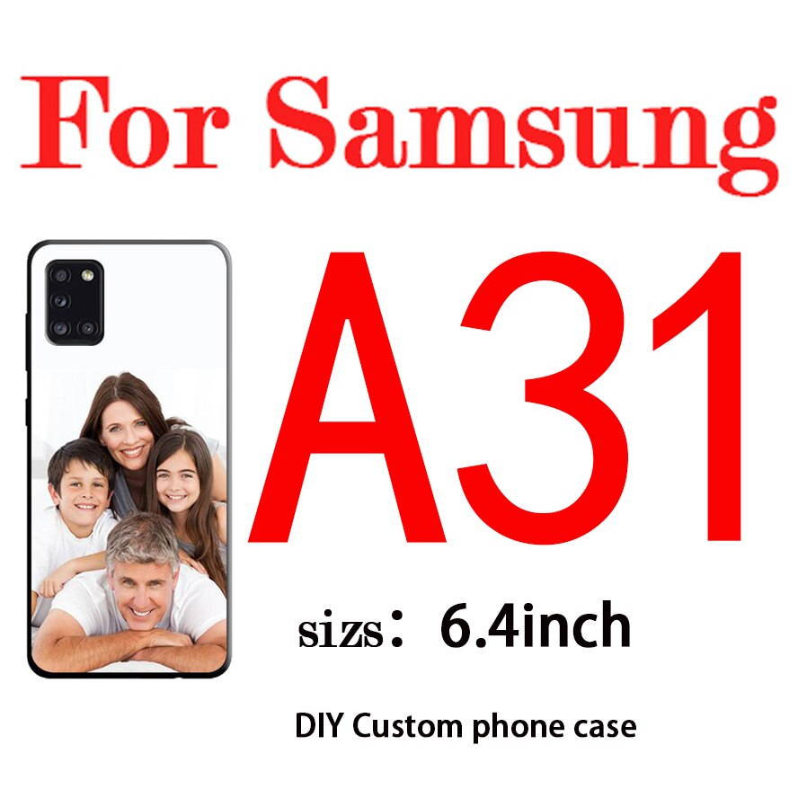 Personalizzato Soft TPU Cassa Del Telefono Per Samsung A10 A20 A30 A40 A50 A60 A70 M10 M20 M30S M40 A01 A11 a21 A31 A51 A71 A20E A20S copertura: For Samsung A31