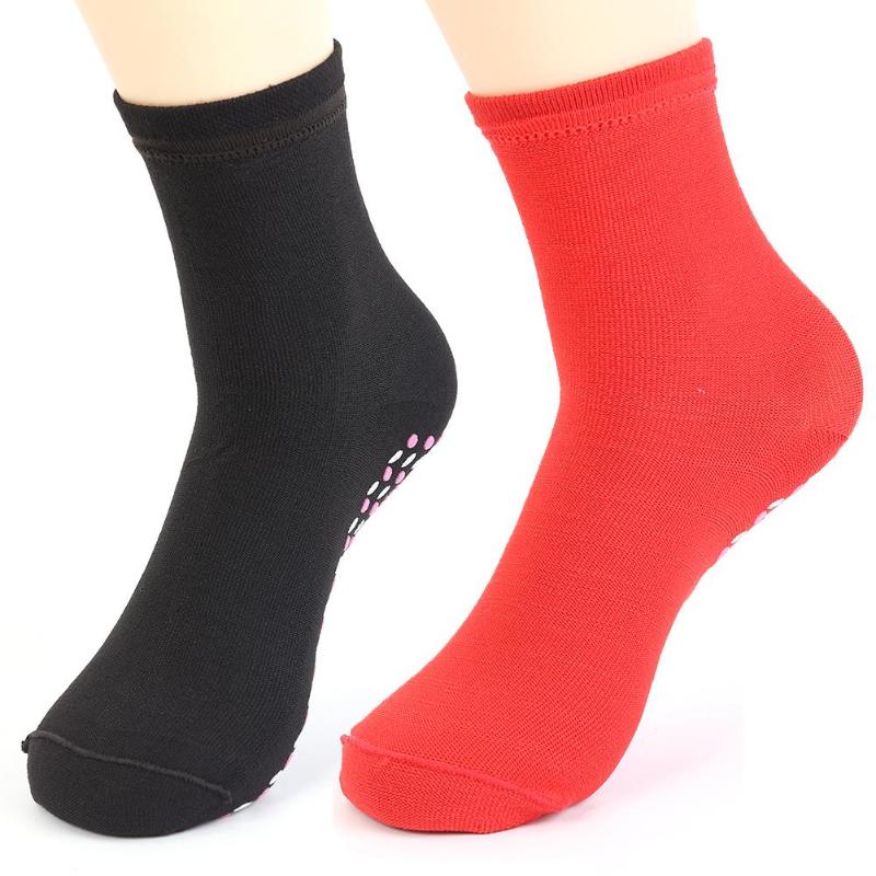 Chaussettes magnétiques auto-chauffantes, chaussettes de Massage confortables et chaudes pour l'hiver, thérapie magnétique à la Tourmaline