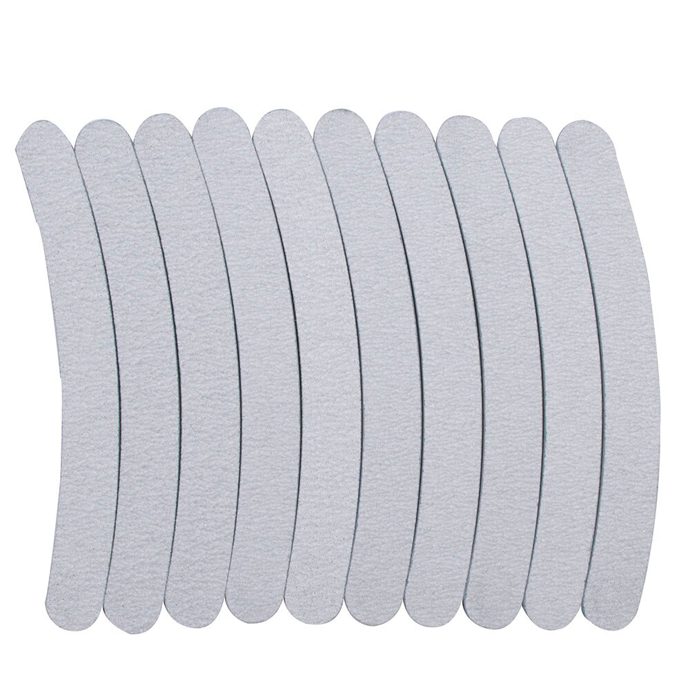 10 Pcs Nail File 100/180 Manicure Gereedschap Schuren Polish Buffer Curve Banaan Nail Art Tool Nail Polijstmachine