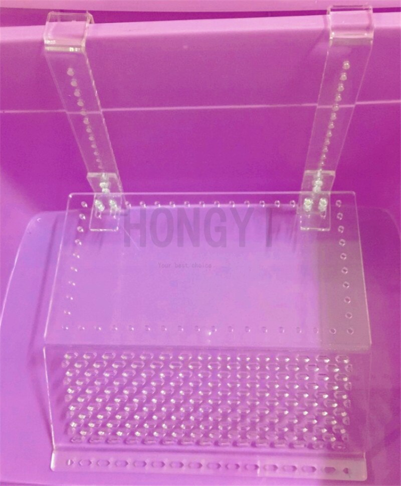 Acrylic tortoise drying platform wall-mounted hooked turtles drying back climbing slopes to avoid floating islands