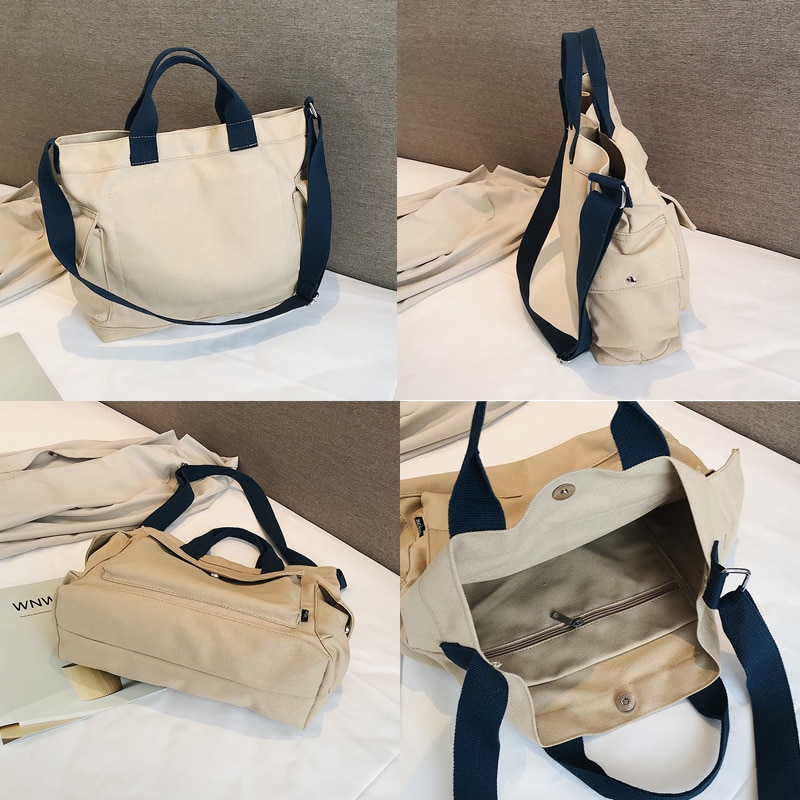 frauen Handtaschen Schulter Tasche Mit Große Kapazität leinwand Schulter Taschen Casual Messenger Taschen