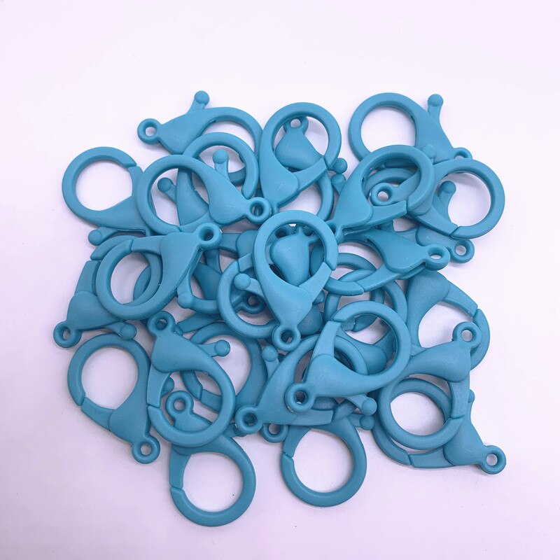 10 sztuk/partia 35*20mm cukierkowe kolory Lobster klamrami haki breloczek słodkie breloki dla DIY Charms brelok two...: 05