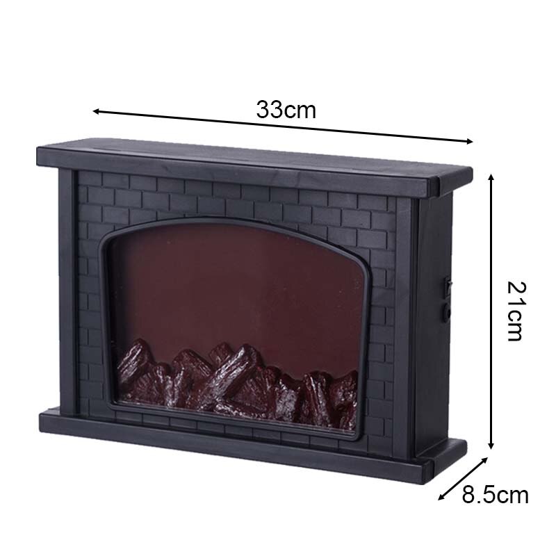 LED Flame Dynamic Lantern Lamp Simulation Fireplace Flame Effect Night Light USB Battery Powered For Living Room Decor