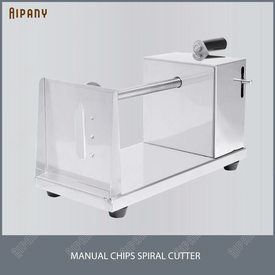 ST02 Stainless Steel Manual Spiral Potato Chips Cutter Machine