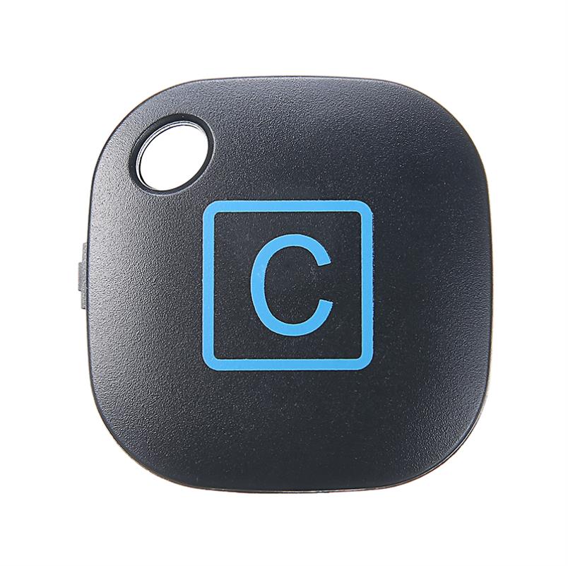POHIKS 1pc Black Wireless Electronic Key Finder Household Portable Smart Keys Lost Receiver Alarm Keychain