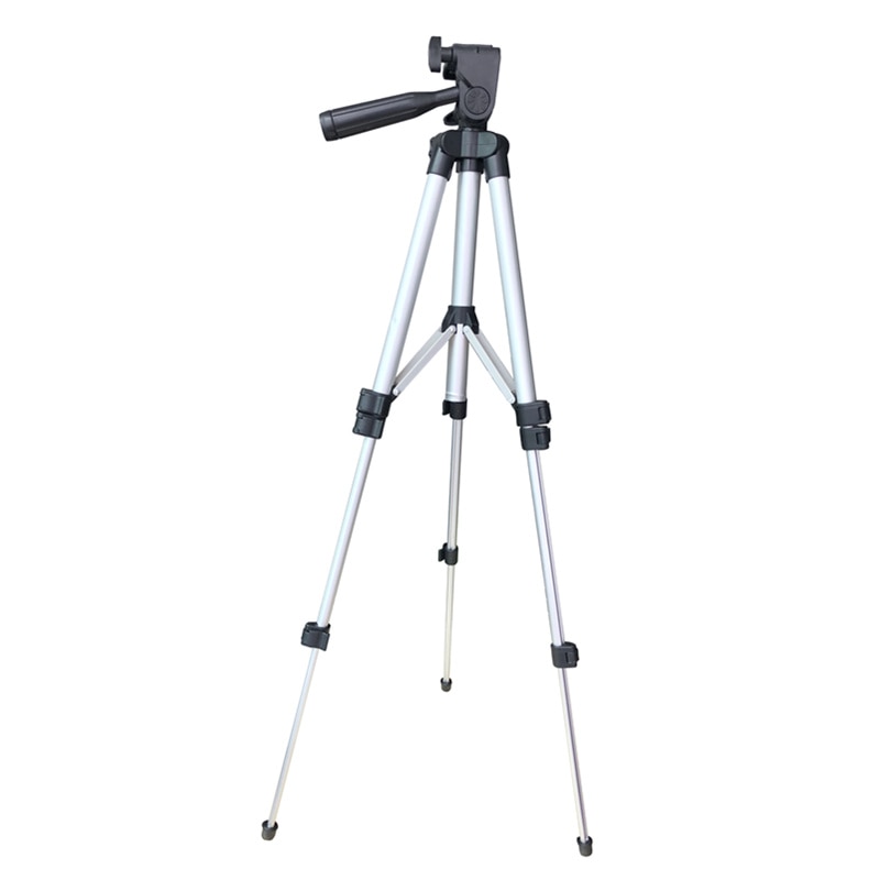 Topp fleksibel 4 seksjoner stativ kamera monopod stativ montering med klips for dv dv video opptakere ipad mobiltelefon holder