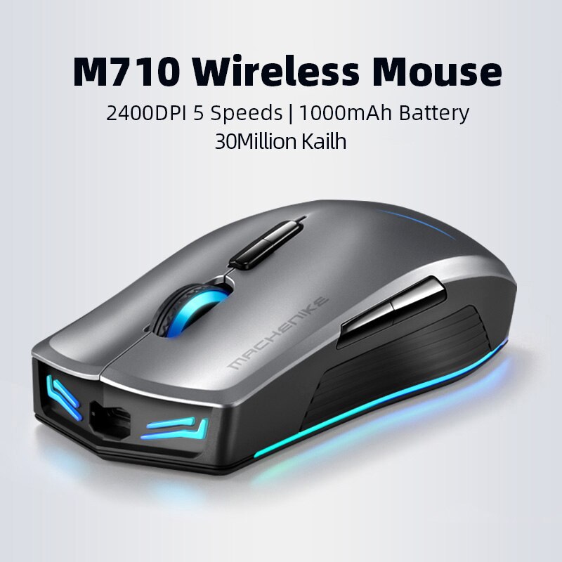 Machenike M7 Wireless Mouse Gaming Mouse Gamer 16000 DPI RGB Programmable Rechargeable PMW3212 PMW3335 Computer Mouse: M710
