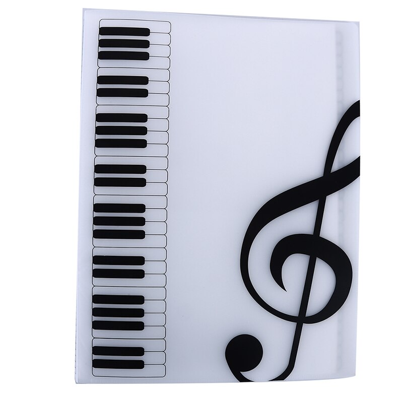 80 Sheets A4 Music Book Folders Piano Score Band Choral Data Book Large Capacity File Folder Portfolio Office Stationery