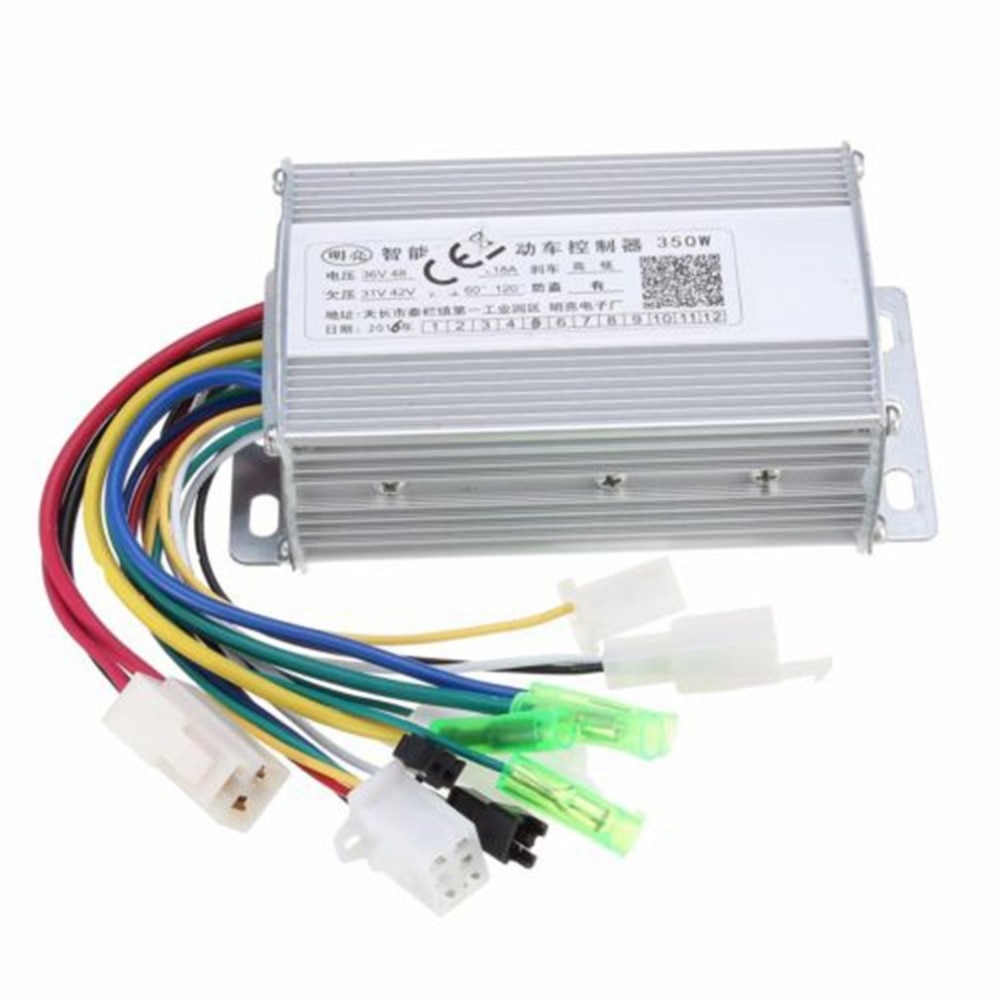 350W 36V/48V impermeable cepillo regulador de velocidad para motores para Scooter Eléctrico bicicleta e-bike triciclo controlador