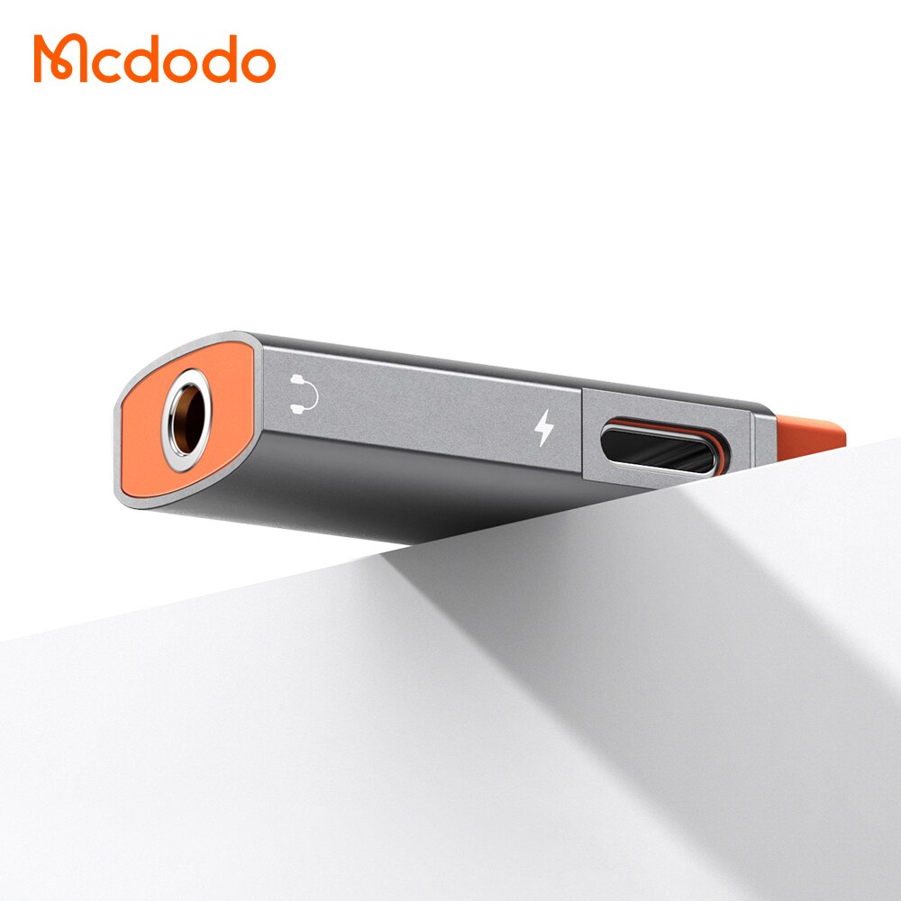 Mcdodo Lightning to Lightning&amp;3.5mm/Dual Lightning Audio Adapter Support iPhone 13ProMax 12ProMax 11ProMax Xr XsMax 8 7Plus