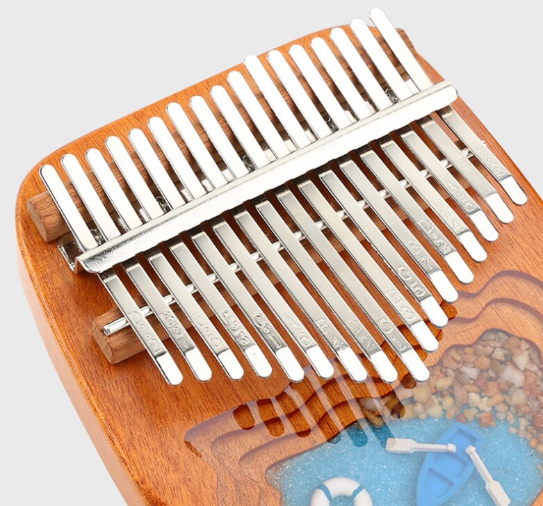 Kerstmis carlimba kalimba 17 toetsen kerstman duim piano muziekinstrument kerstman verjaardag