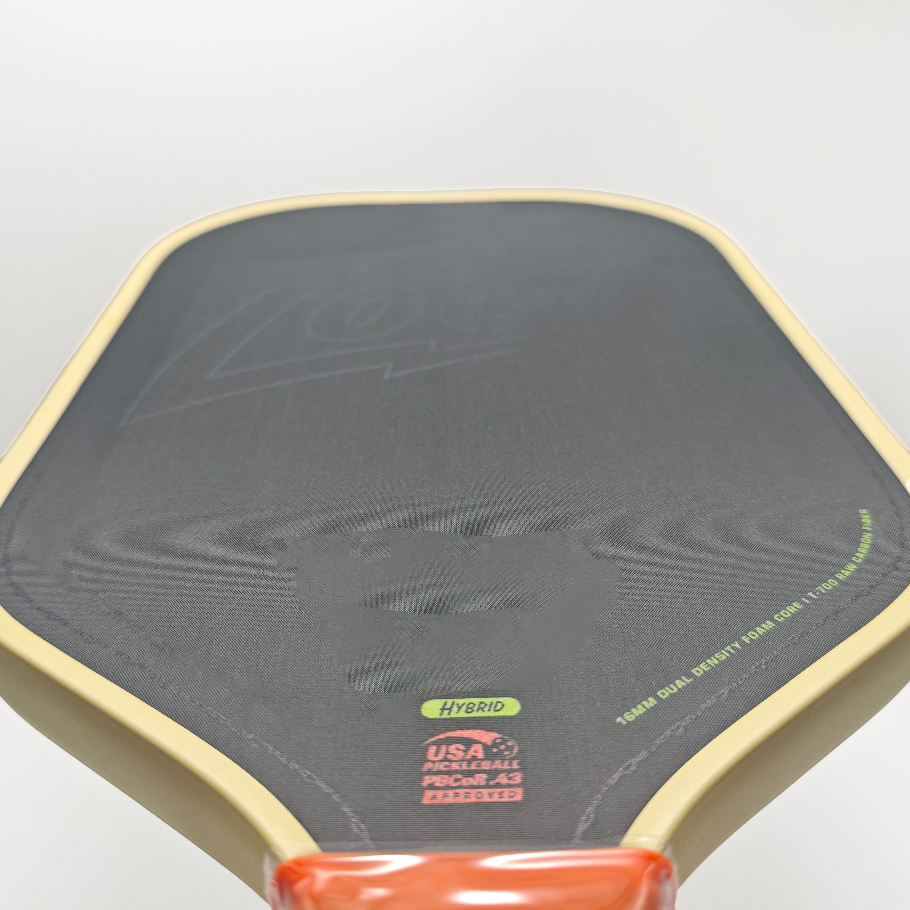 Bread and Butter Loco Pickleball Paddle 16mm Dual-Density Foam Core Hybrid Elongated CFC T700 Raw Carbon Fiber Pickleball Paddle