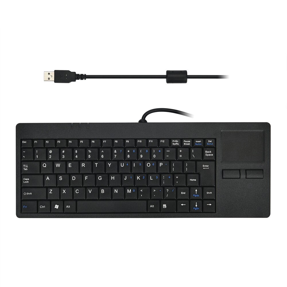 Laptop Kunststoff Computer Tastatur Mit Touchpad Industrie Informationen Verdrahtete Touchpad Tastatur: Ursprünglich Titel