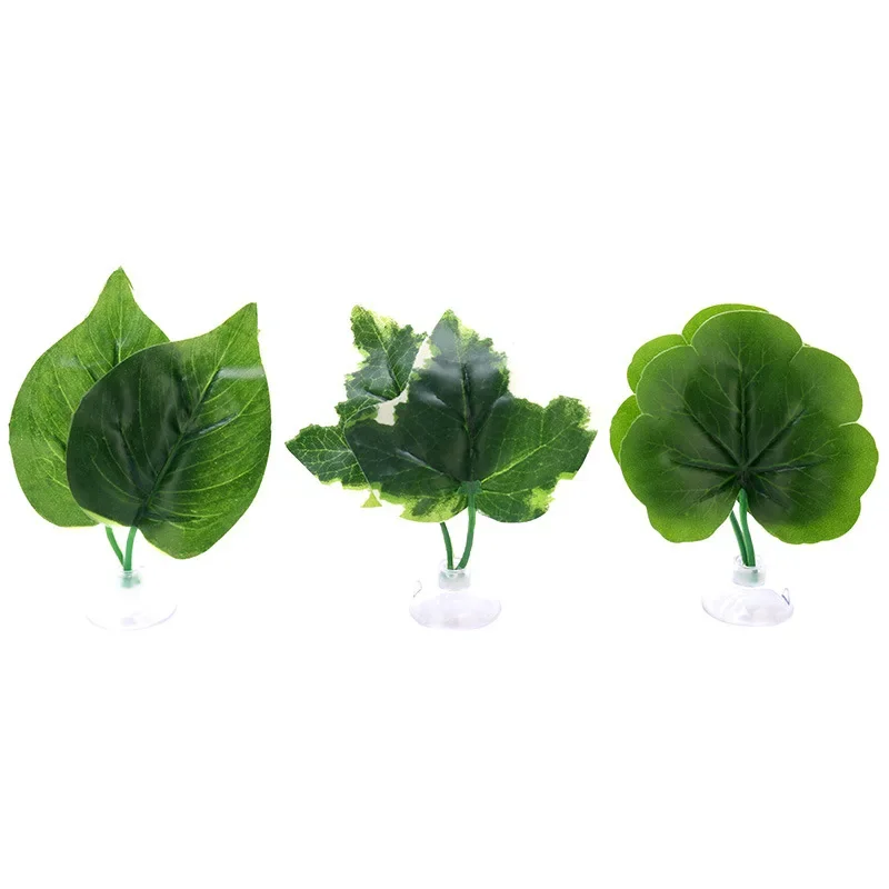 1 Uds. De hojas artificiales para pecera, decoración de cama para descanso de peces, decoración de acuario, cama flotante, hamaca de hojas, perca de lucha, Betta Spawning