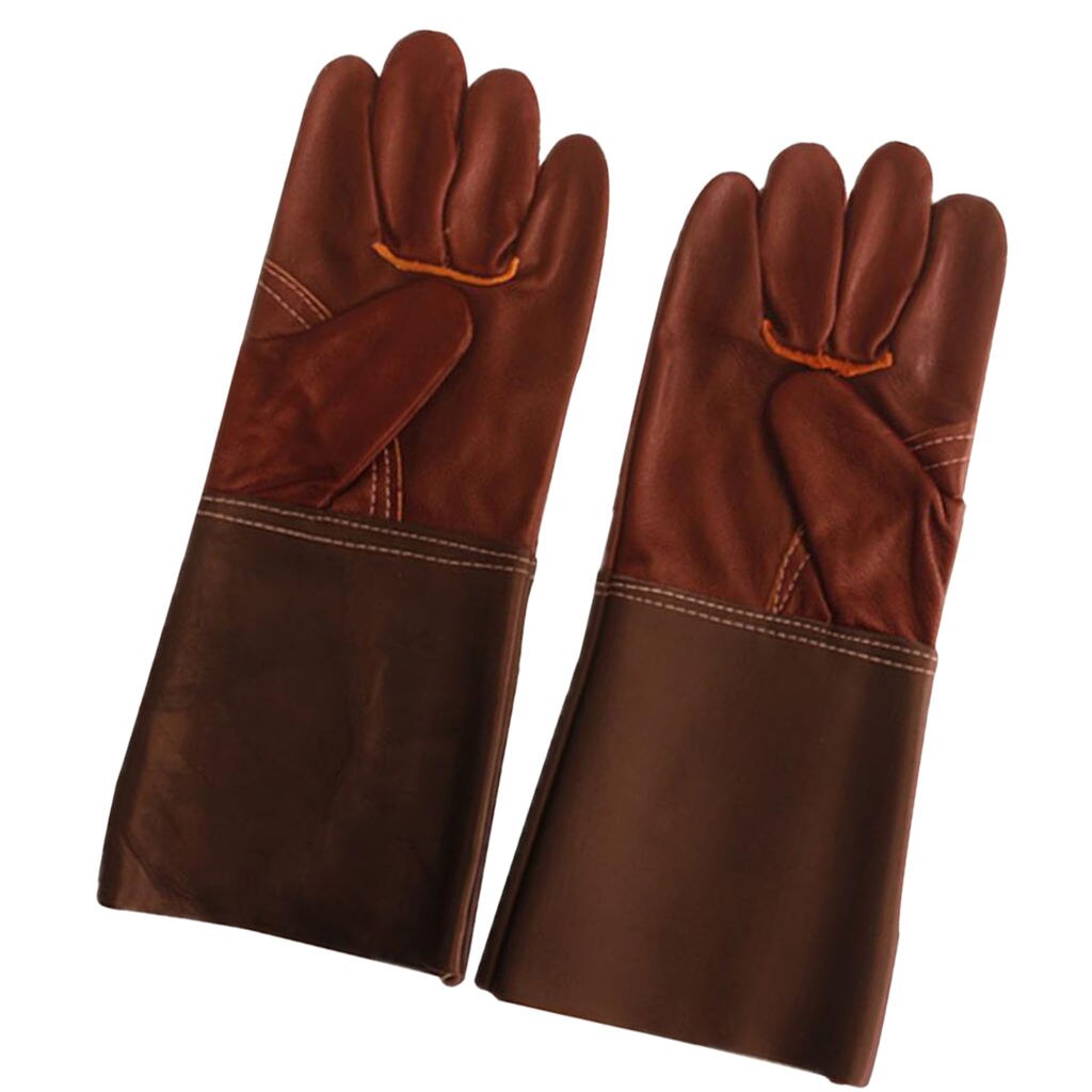 Premium Lederen Lashandschoenen Handschoenen Handen Cover | Lange | 35Cm |