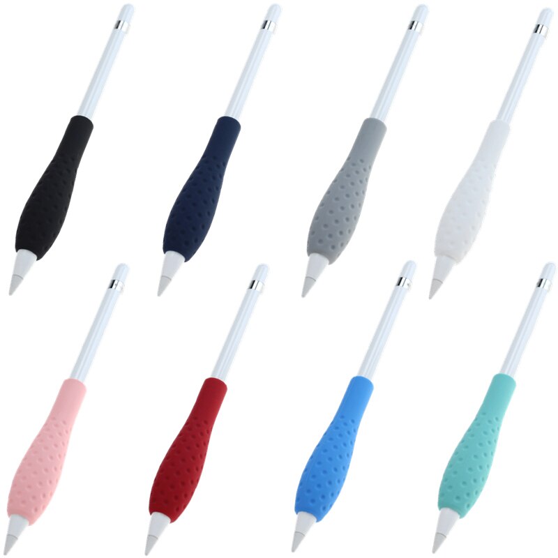 Protection souple pour stylet Apple, manchon en silicone pour stylet Ipad Pro, anti-glissement, bonne prise en main,
