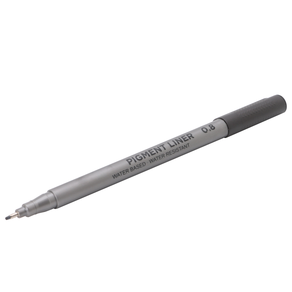 1/8X Black Fine Line Pen Waterproof Writing Marker Sketching Art Pens 0.05-0.8mm JUN-28A
