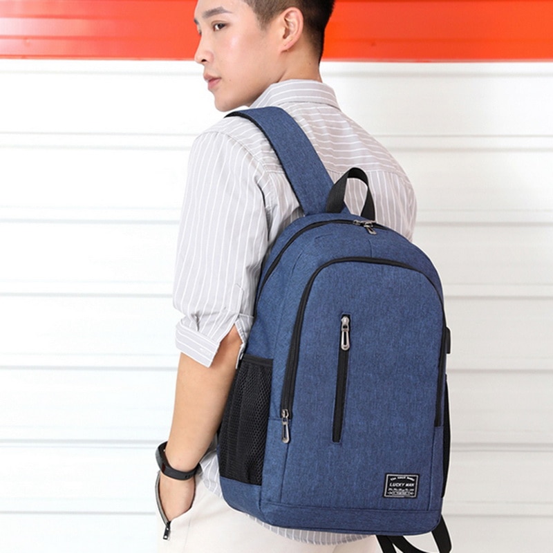 Laamei Anti-vol sacs hommes ordinateur portable sac à dos voyage sac à dos grande capacité affaires cartables USB Charge collège sacs à bandoulière
