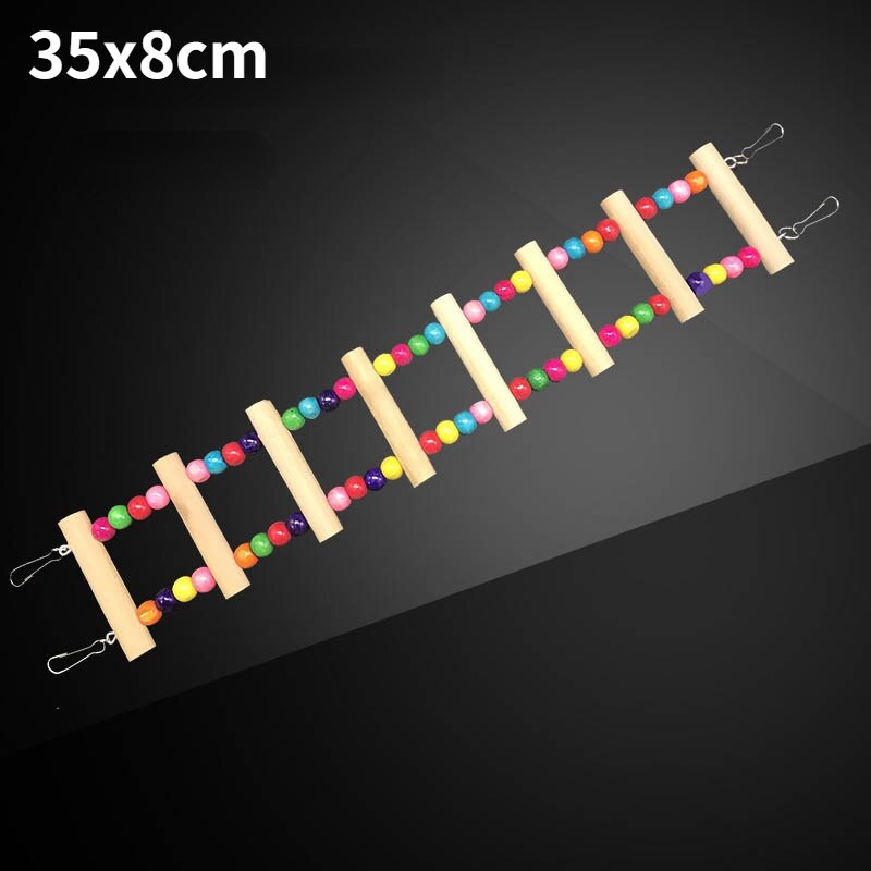 Pet Parrot Birds Toy Parakeet Budgie Cockatiel Cage Hut Nest Bird Toy Hammock Swing Toy Hanging Toy Brinquedo Pet Supplies: 8