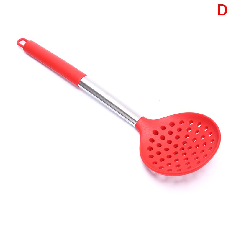 1Pcs Silicone Kitchen Utensils Heat Resistant Non-Stick Cooking Tools: D