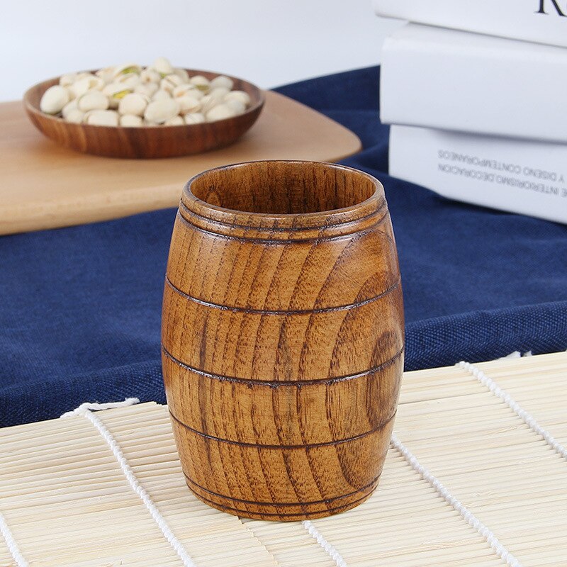 Japanischen Stil Holz Tasse Kreative Jujube Holz Isolierung Tee Tasse Holz Kaffee Tasse Trinken Tasse Kaffee Tasse & Untertasse setzt