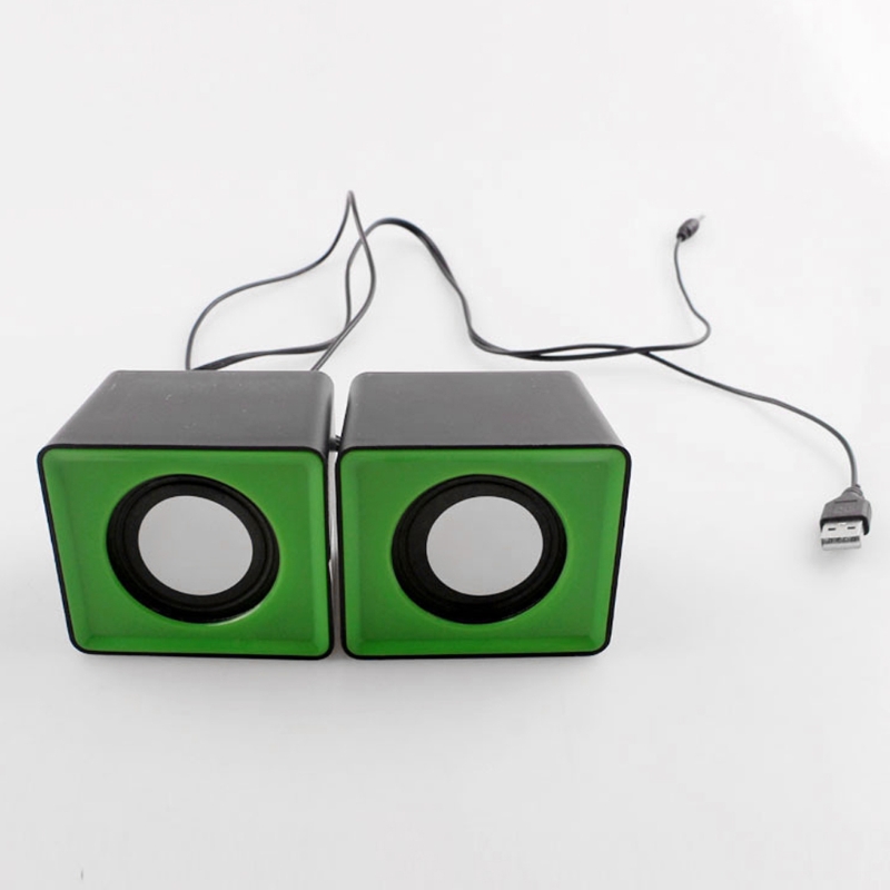 Wired Mini Speakers USB 2.0 for Laptop PC MP3 Multimedia Speaker Random Color A810