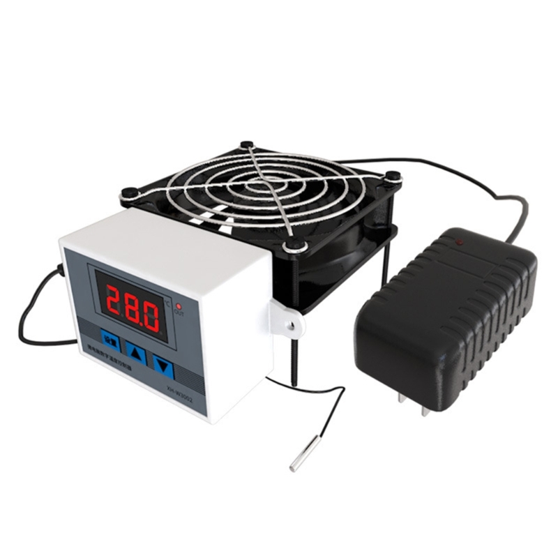 For Industrial Machine PWM Cooling Fan Intelligent Temperature Control Radiator: Gold