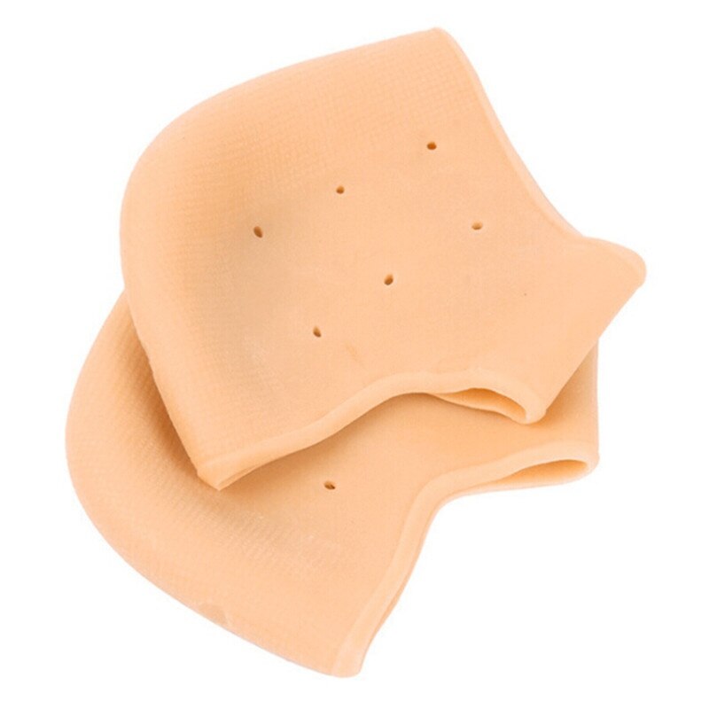 1 Paar Fasciitis Voetverzorging Bescherming Tool Volledige Lengte Siliconen Gel Sokken Gebarsten Plantaris Ademend Yoga Voet Sok: YK2073A1