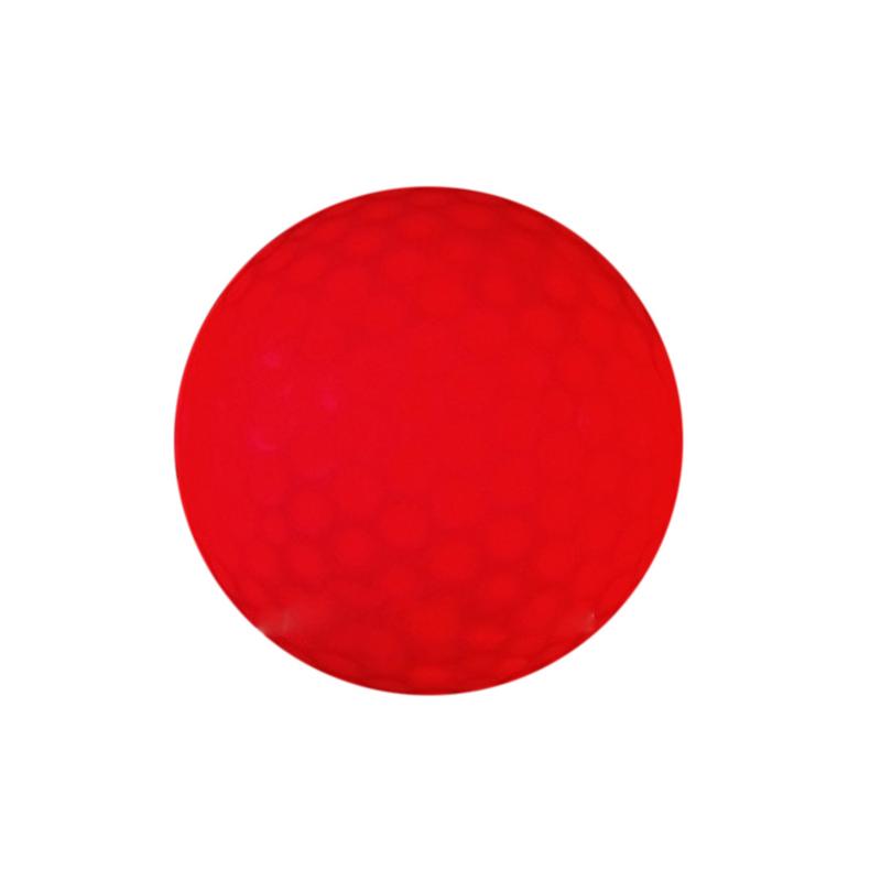 Night Training LED Lighting Golf Ball Reusable Glow In Dark Electronic Golf Practice Balls: Red