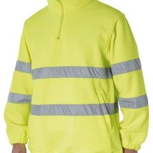 Forro polar amarillo de alta VISIBILITA