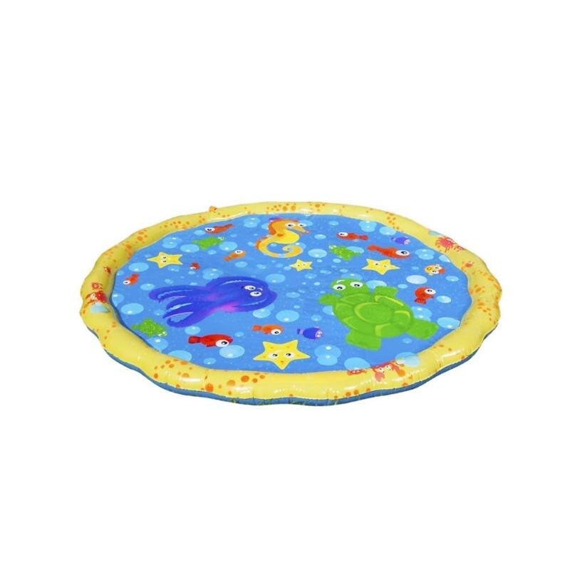 Colchoneta inflable de actividades para bebés, colchoneta de agua para niños, colchoneta de verano para natación, playa, gimnasio: L