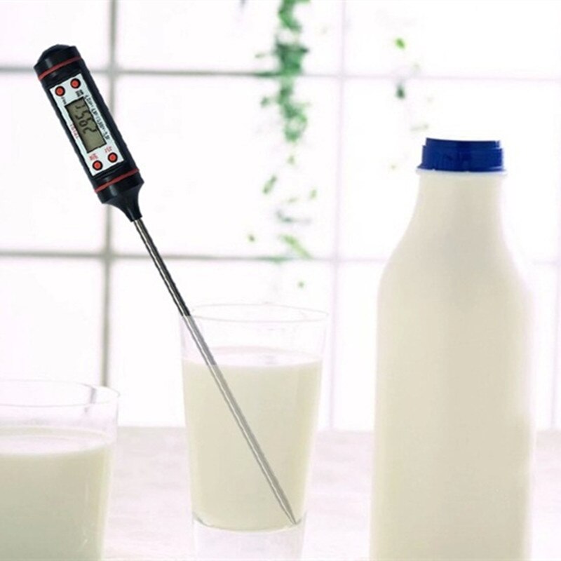 Digital Probe Meat Thermometer Kitchen Cooking BBQ Food Thermometer Cooking Stainless Steel Water Milk Thermometer Tools TP101