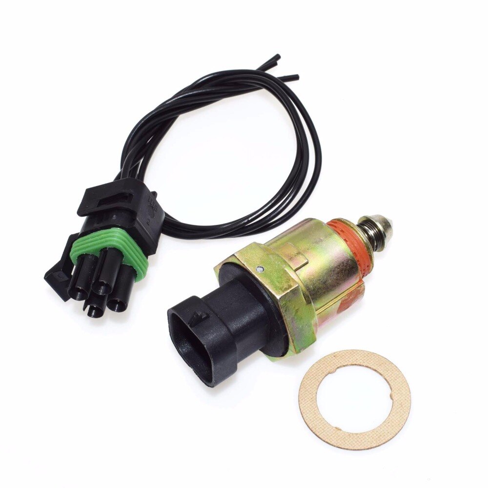 ISANCE Idle Air Control Valve IACV IAC & Connector Plug 17111286 17089062 For Chevrolet GMC Buick Cadillac Pontiac Oldsmobile
